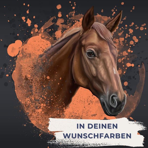 Handgemaltes Haustierportrait auf Acrylglas im Ink Stil