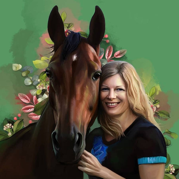 Handgemaltes Haustierportrait auf Premium Leinwand im Naturalistischen Stil