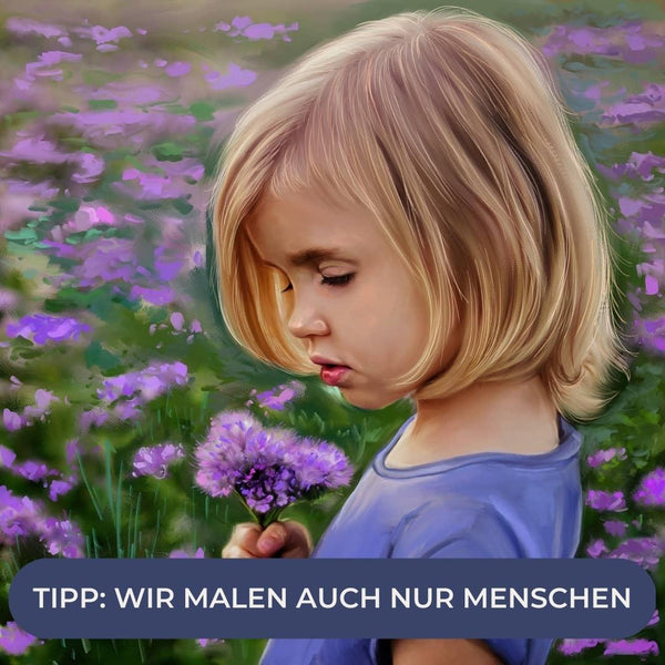 Handgemaltes Haustierportrait als Acrylblock im Naturalistischen Stil