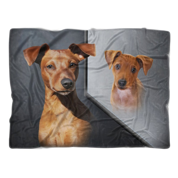Kuschelpaket aus Decke und Kissen im Spiegel Stil