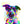 Handgemaltes Haustierportrait auf Handtuch im Colourful Stil