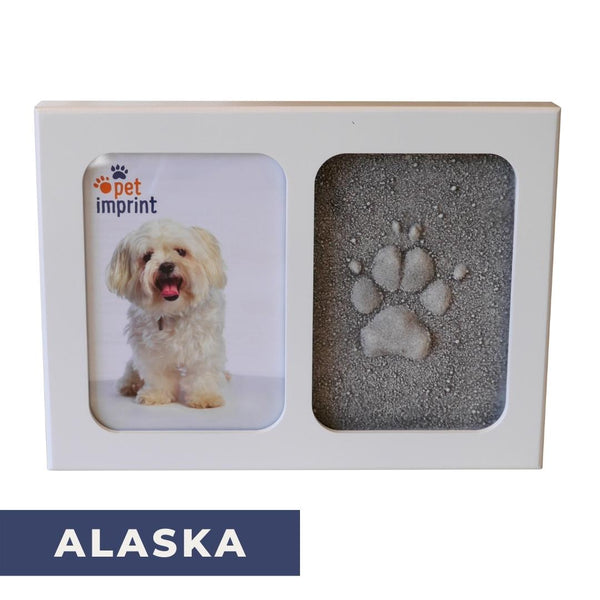 Pfotenabdruck Bilderrahmen Pet-Imprint mit Gipsset für 3D-Abdruck