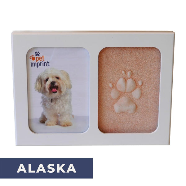 Pfotenabdruck Bilderrahmen Pet-Imprint mit Gipsset für 3D-Abdruck