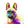 Handgemaltes Haustierportrait auf Handyhülle im Colourful Stil