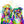 Handgemaltes Haustierportrait auf Handyhülle im Colourful Stil